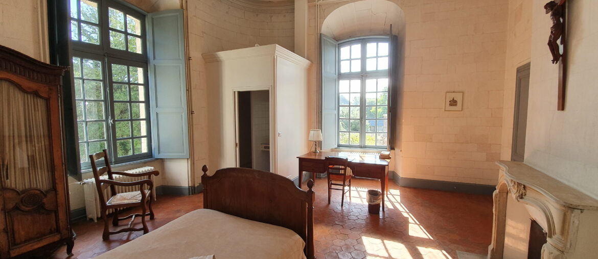 Chambre de l'abbaye de Saint-Wandrille